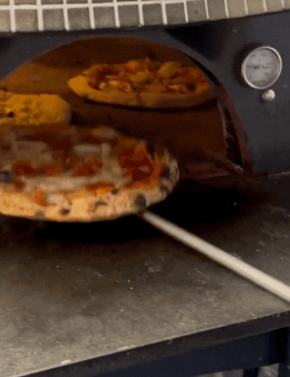 Pizza en el horno Pizza en el horno